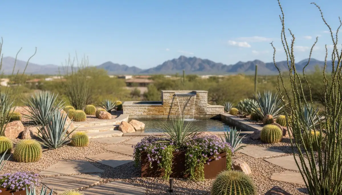 Landscaping service in Tucson, AZ for desert yard design and maintenance