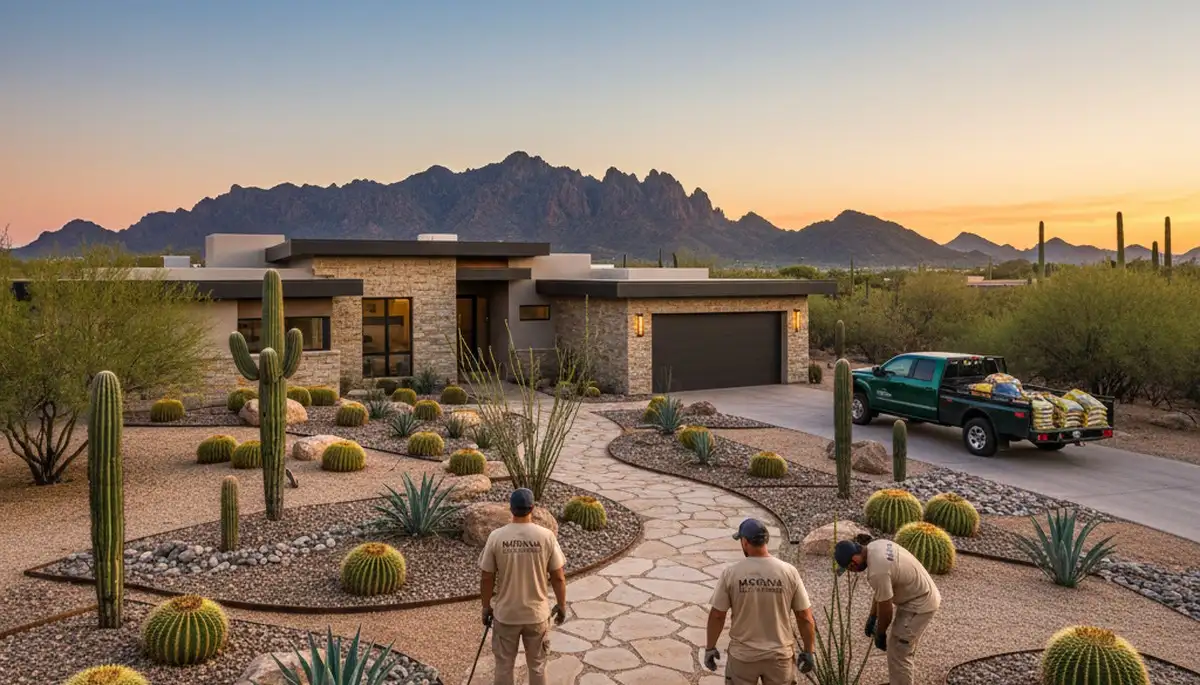Landscape service in Tucson, AZ for residential and commercial outdoor maintenance