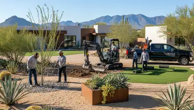 Landscaping service in Tucson, AZ for residential and commercial outdoor maintenance