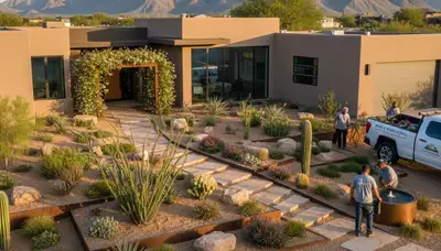 Landscaping services in Tucson, AZ for residential and commercial outdoor spaces