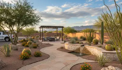 Landscaping services in Tucson, AZ for residential and commercial outdoor maintenance and design